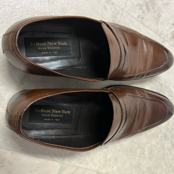 To Boot New York 12M dark brown penny loafers - Picture 6 of 7